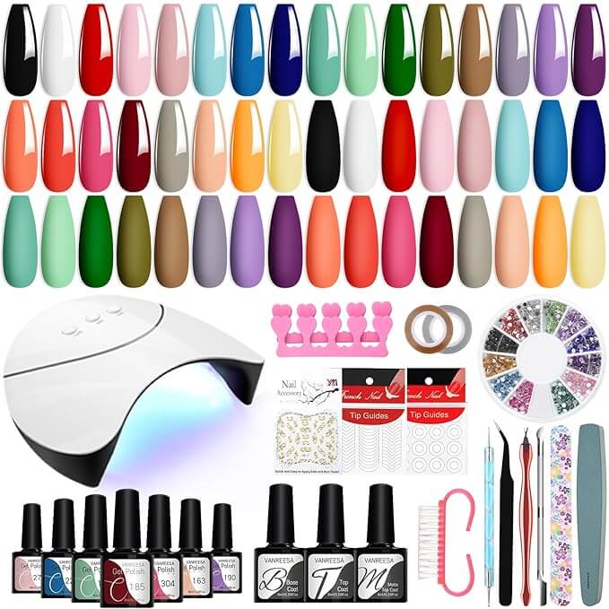 Gel Nail Polish Kit - 24 Colors - Image 10