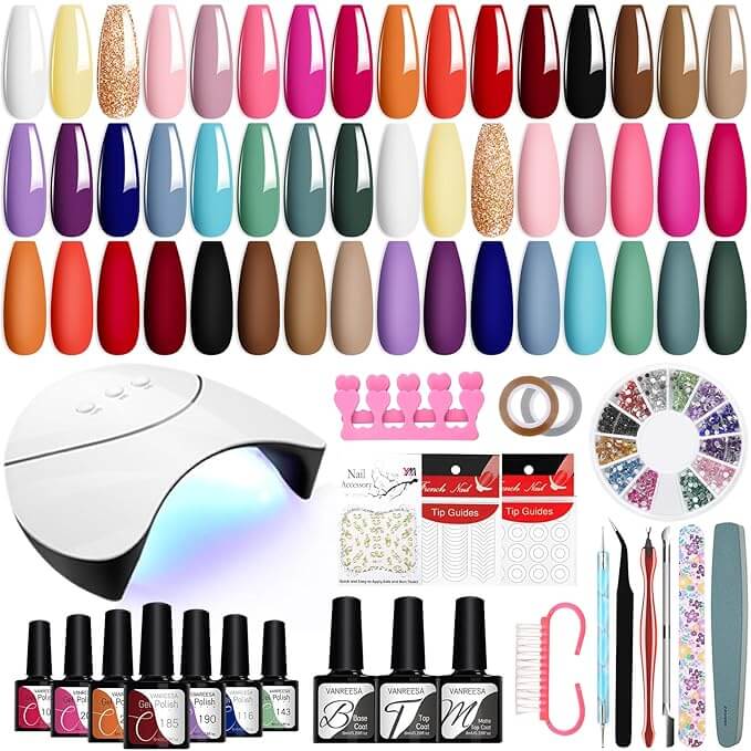 Gel Nail Polish Kit - 24 Colors - Image 11