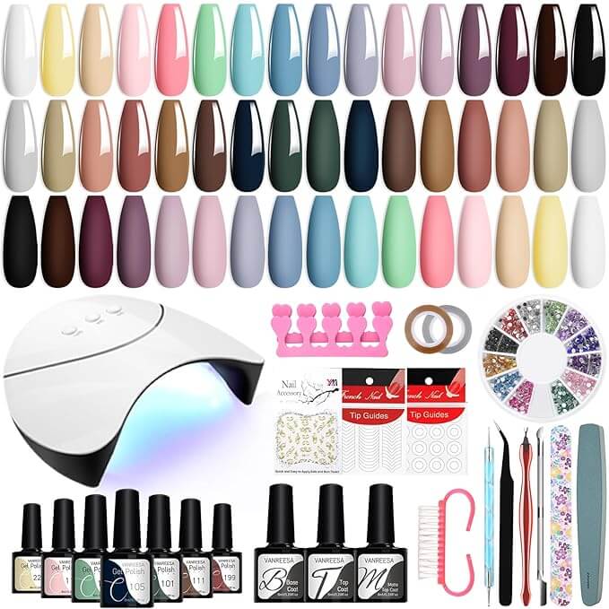 Gel Nail Polish Kit - 24 Colors - Image 12