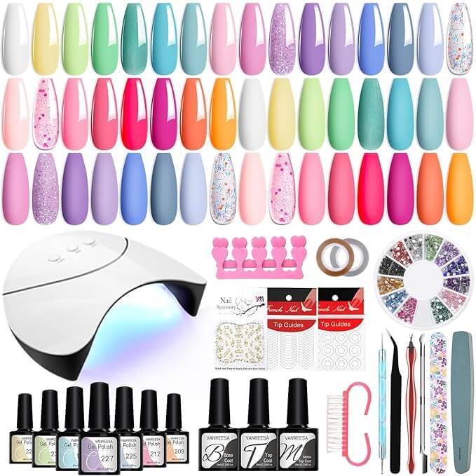 Gel Nail Polish Kit - 24 Colors - Image 13
