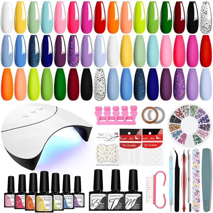 Gel Nail Polish Kit - 24 Colors - Image 8
