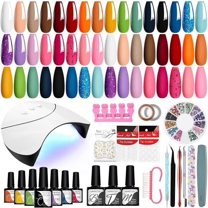 Gel Nail Polish Kit - 24 Colors - Image 9
