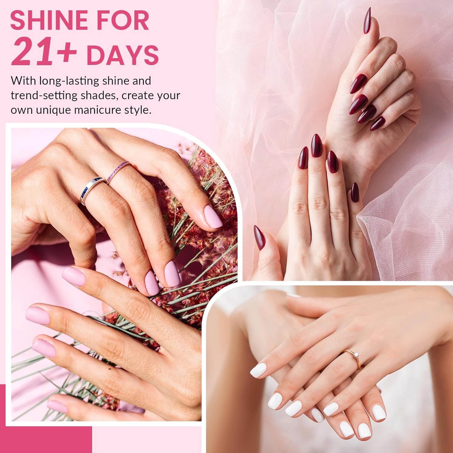 Gel Nail Polish Kit - 24 Colors - Image 7