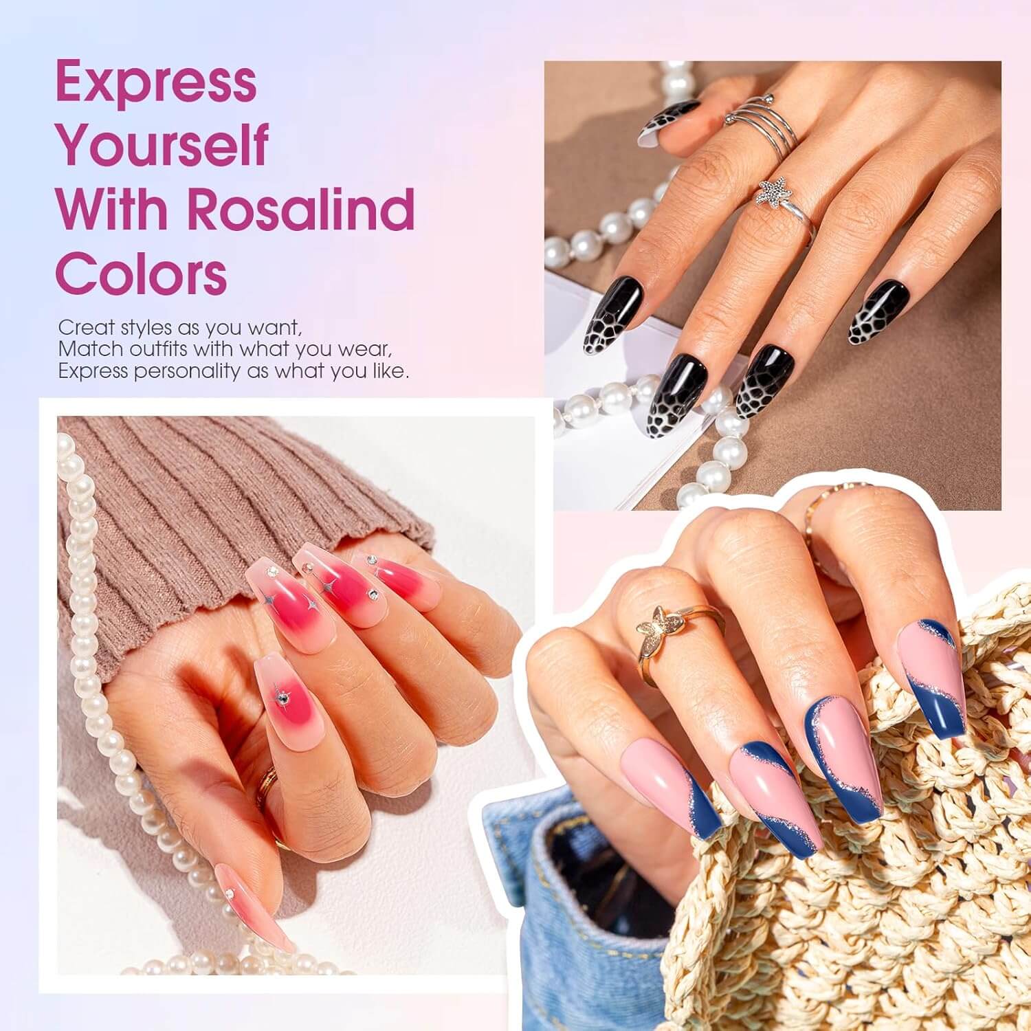 Gel Nail Polish Kit - 9 colors - Image 7