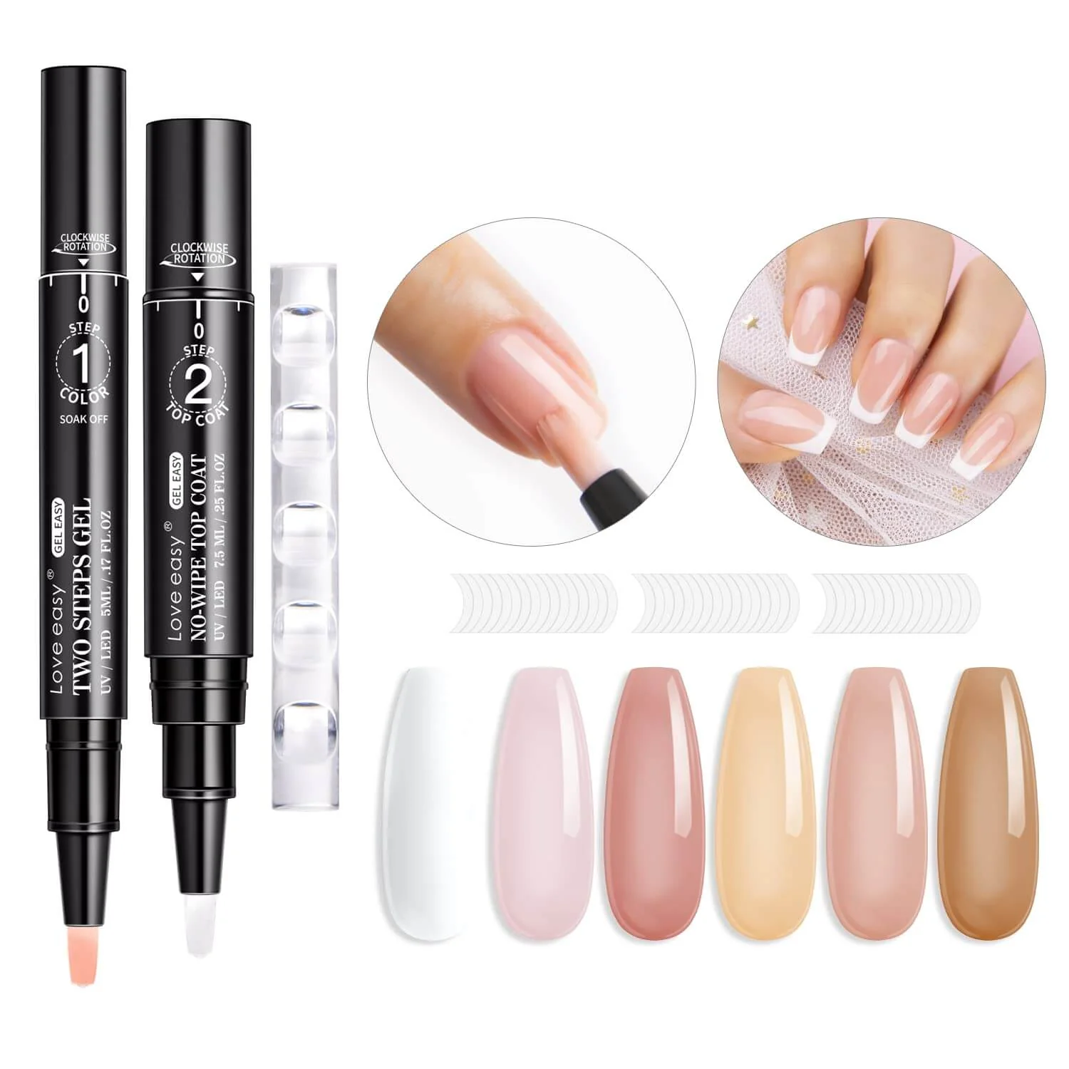 Gel Nail Polish Pen - Set 6 Colors - Image 6