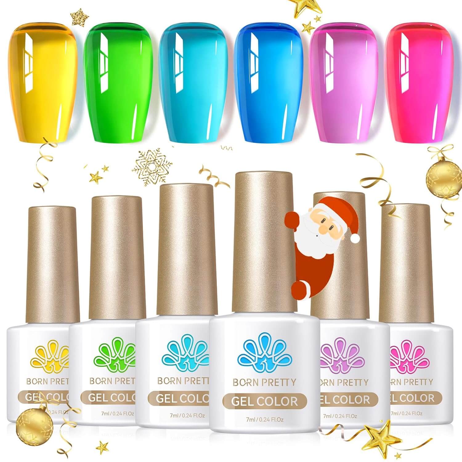 Jelly Gel Nail Polish - 6 Colors - Image 5