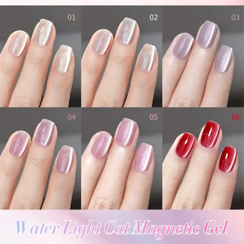 Magnetic Cat Eye Gel Nail Polish/6Pcs - Image 5