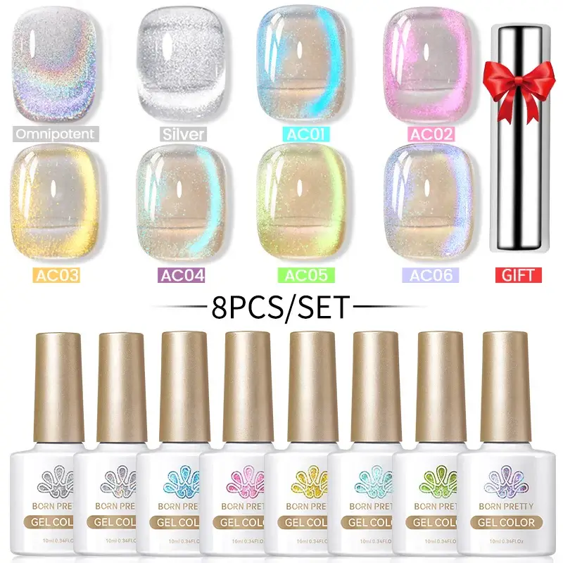 Magnetic Moonlight Gel Nail Polish/8 Colours - Image 10