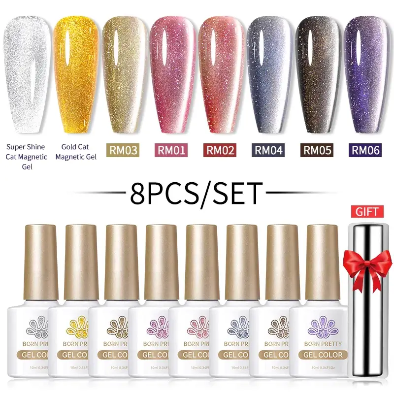 Magnetic Moonlight Gel Nail Polish/8 Colours - Image 12