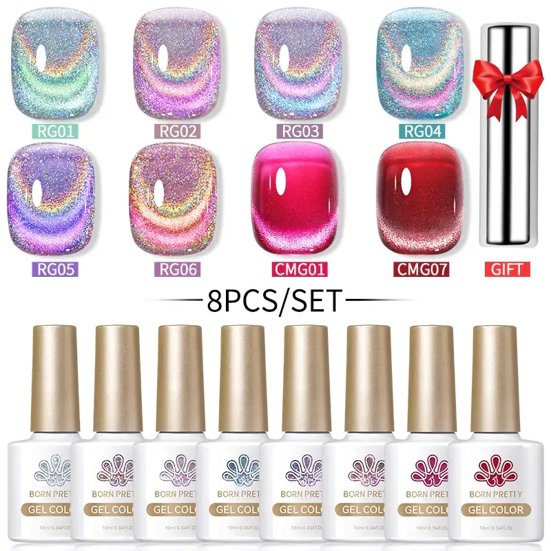 Magnetic Moonlight Gel Nail Polish/8 Colours - Image 13
