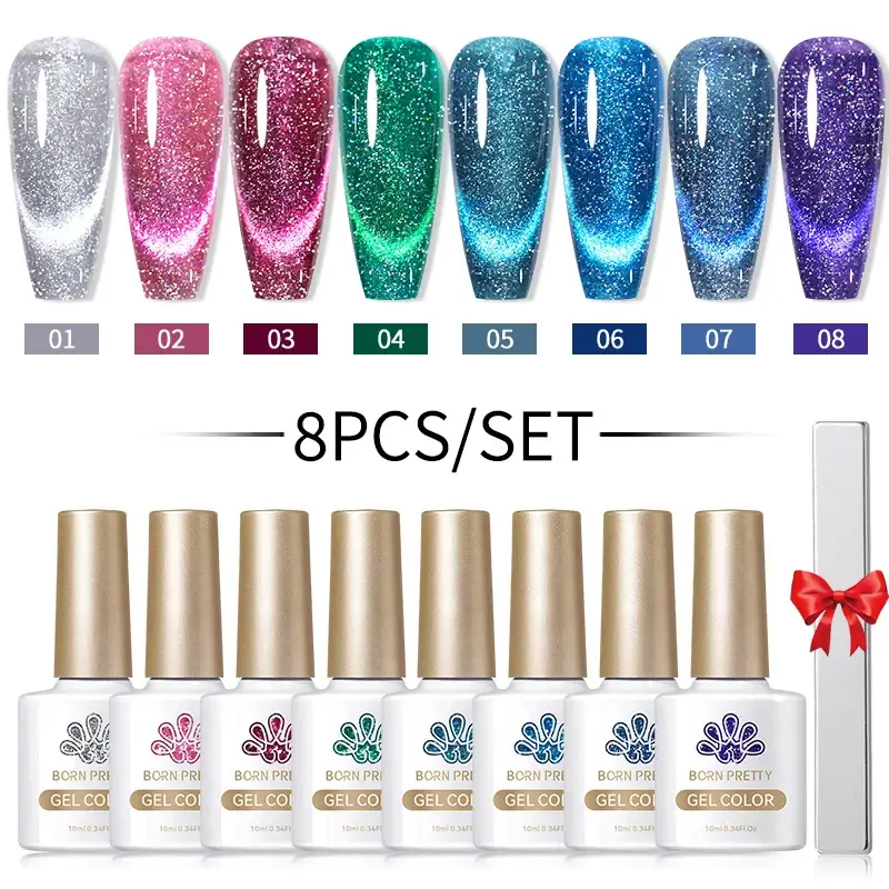 Magnetic Moonlight Gel Nail Polish/8 Colours - Image 14