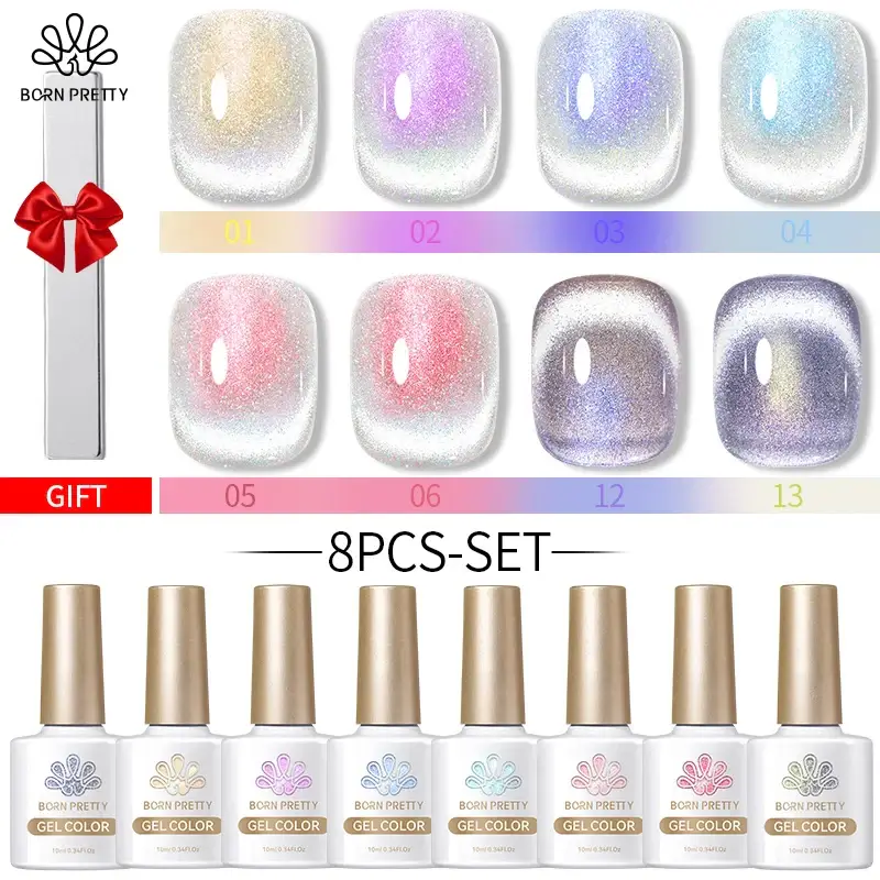 Magnetic Moonlight Gel Nail Polish/8 Colours - Image 17