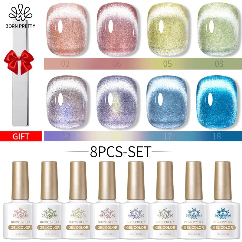 Magnetic Moonlight Gel Nail Polish/8 Colours - Image 18