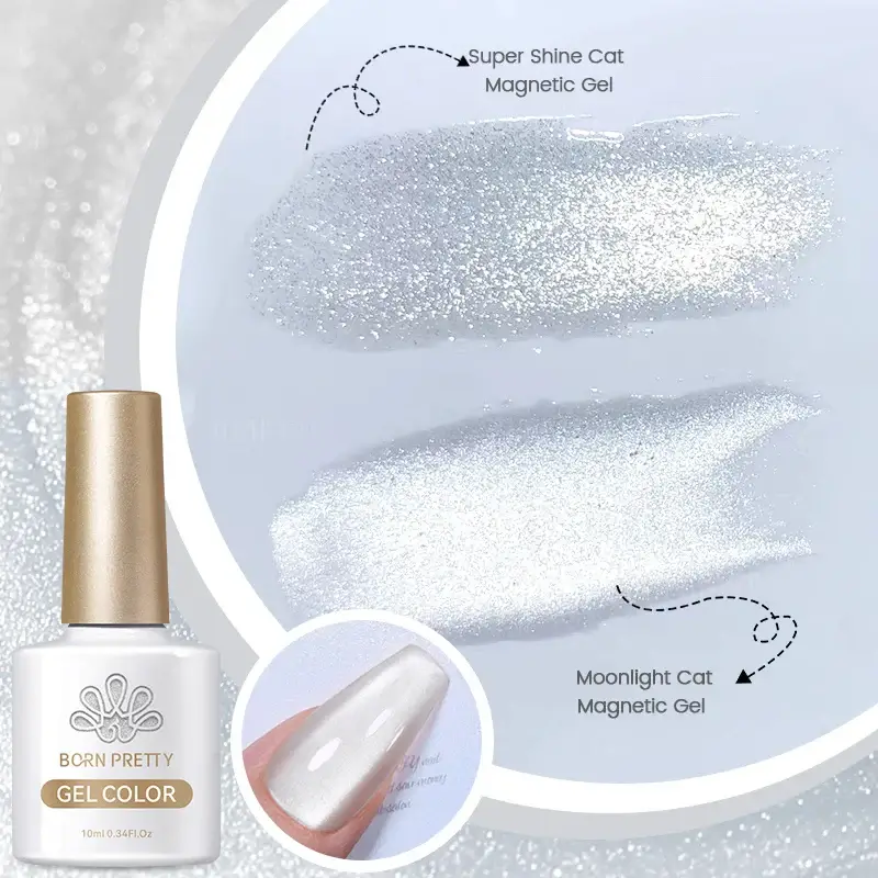 Magnetic Moonlight Gel Nail Polish/8 Colours - Image 3