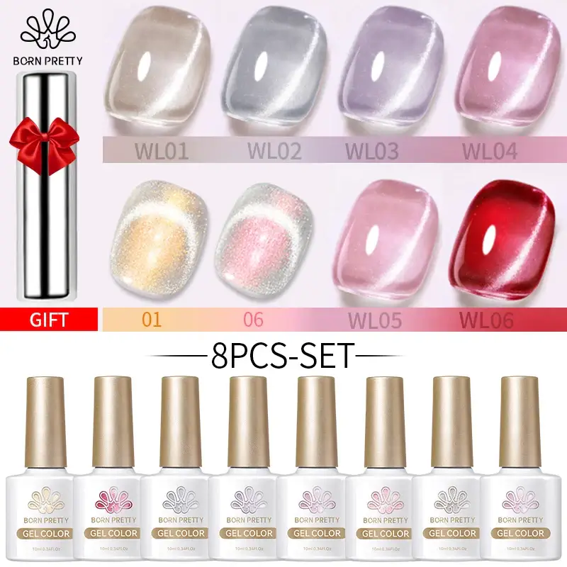 Magnetic Moonlight Gel Nail Polish/8 Colours - Image 8