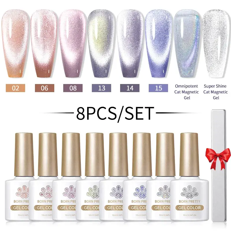 Magnetic Moonlight Gel Nail Polish/8 Colours - Image 9