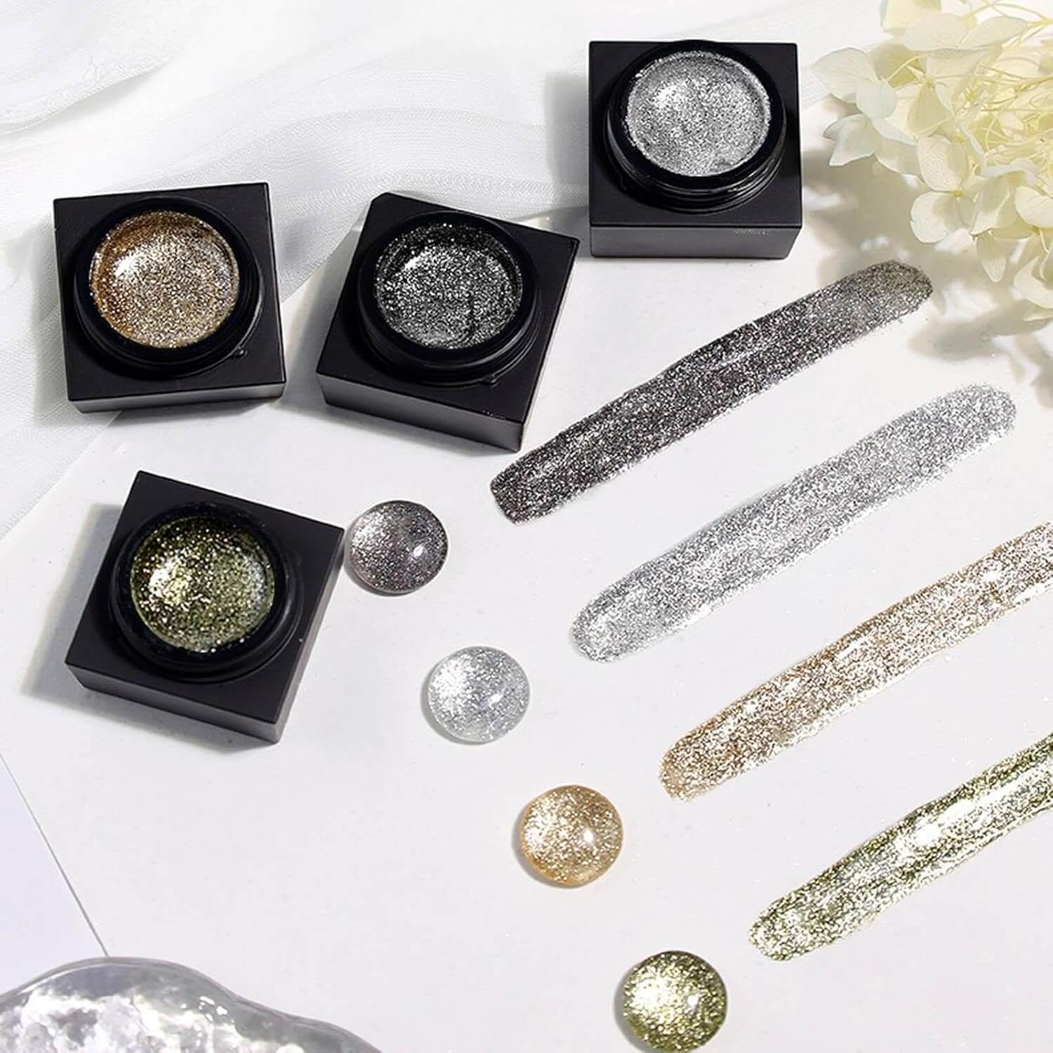 Metallic Gel Nail Polish Set - Image 3