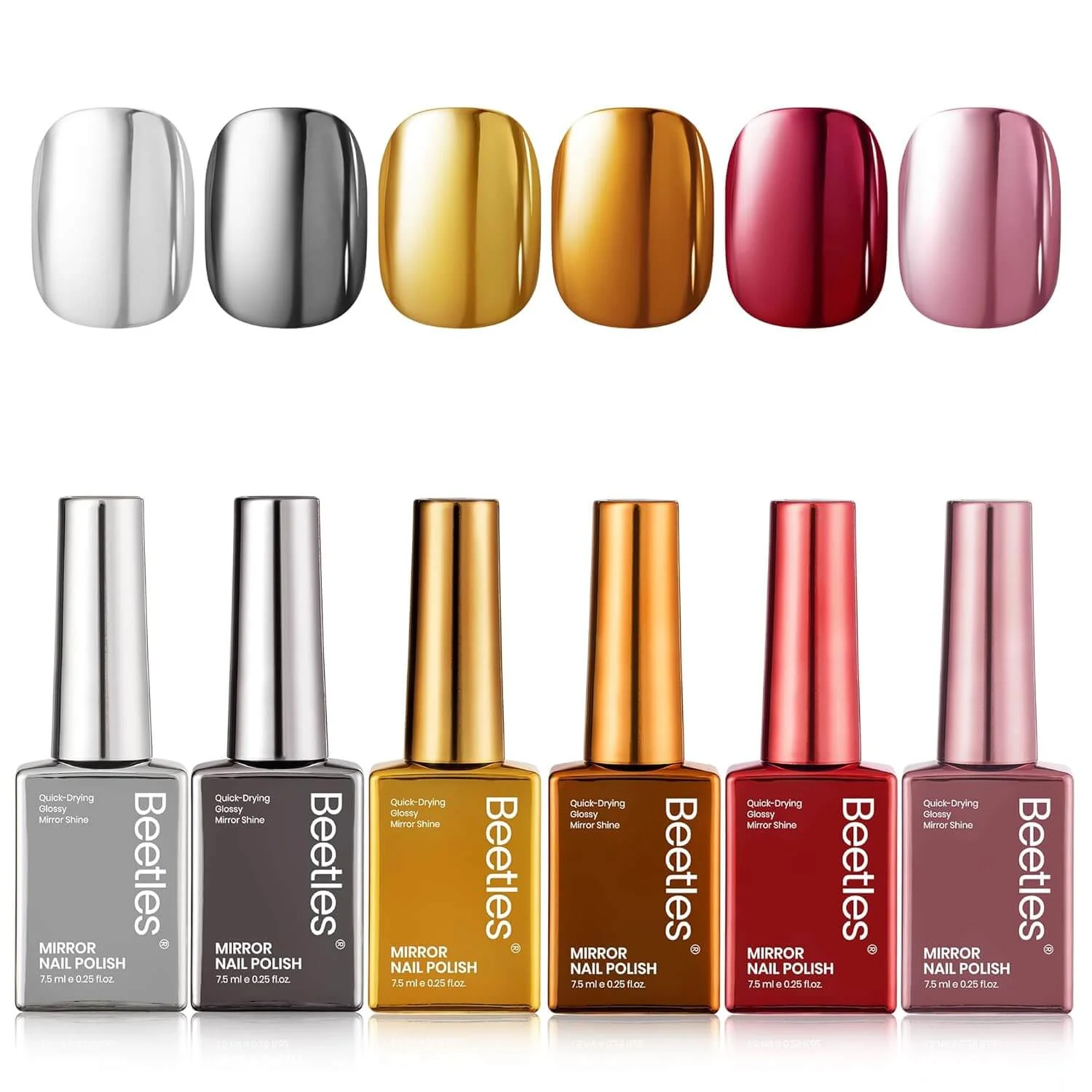 Metallic Gel Nail Polish Set - Image 5