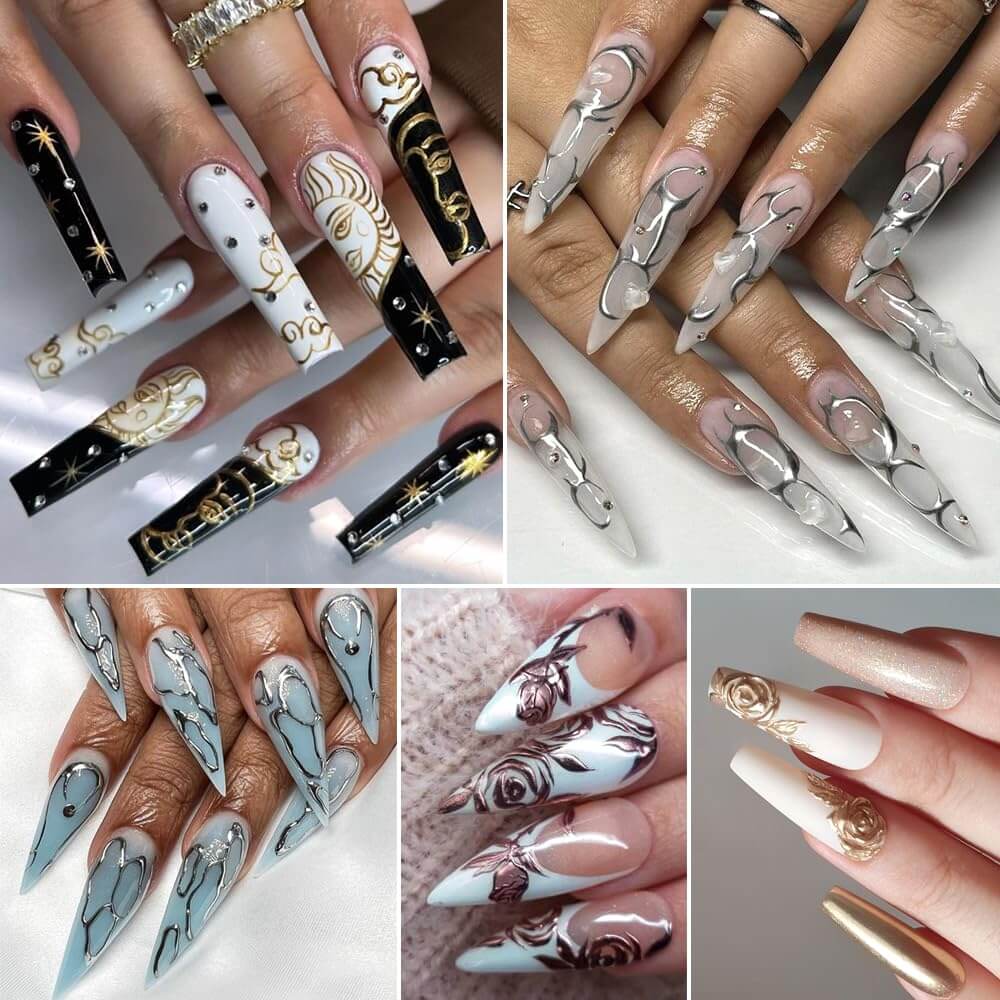 Metallic Gel Nail Polish Set - Image 12