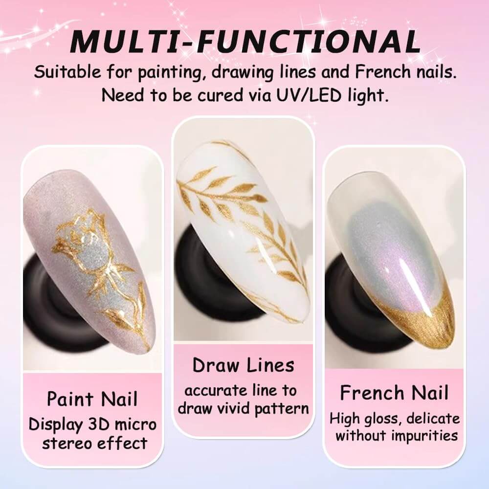 Metallic Gel Nail Polish Set - Image 14