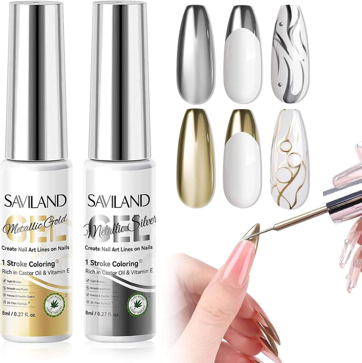 Metallic Gel Nail Polish Set - UK Store - Image 4