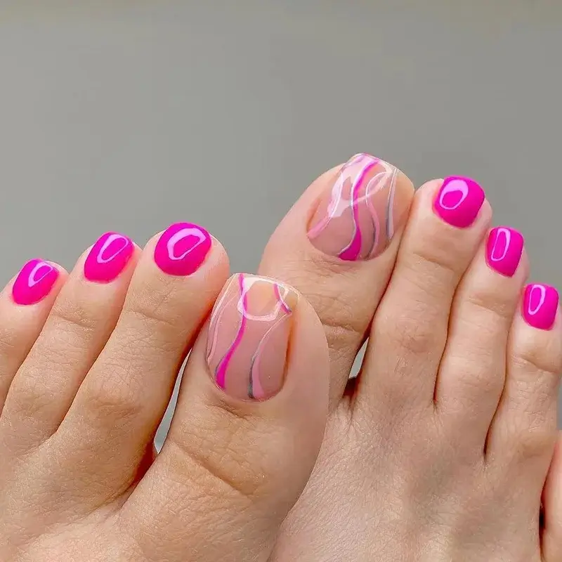 Miami Toe Nails Press On/24 Tips - Image 12