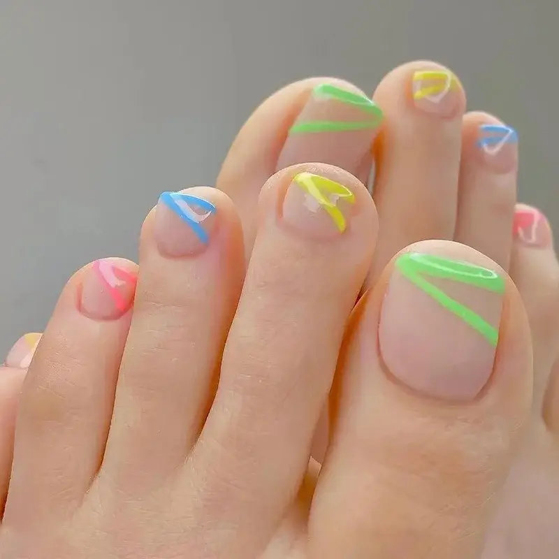 Miami Toe Nails Press On/24 Tips - Image 29