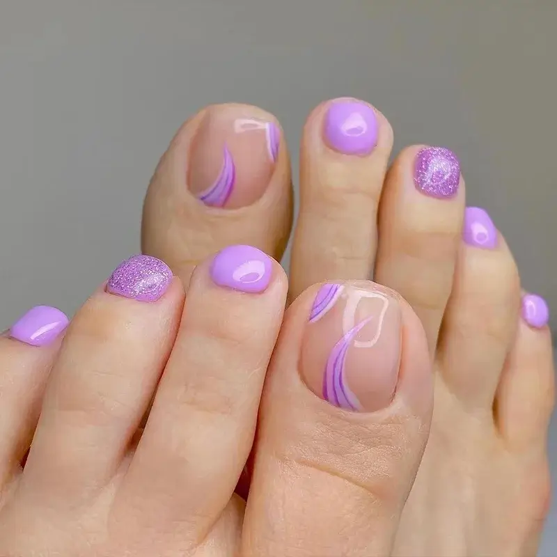 Miami Toe Nails Press On/24 Tips - Image 37