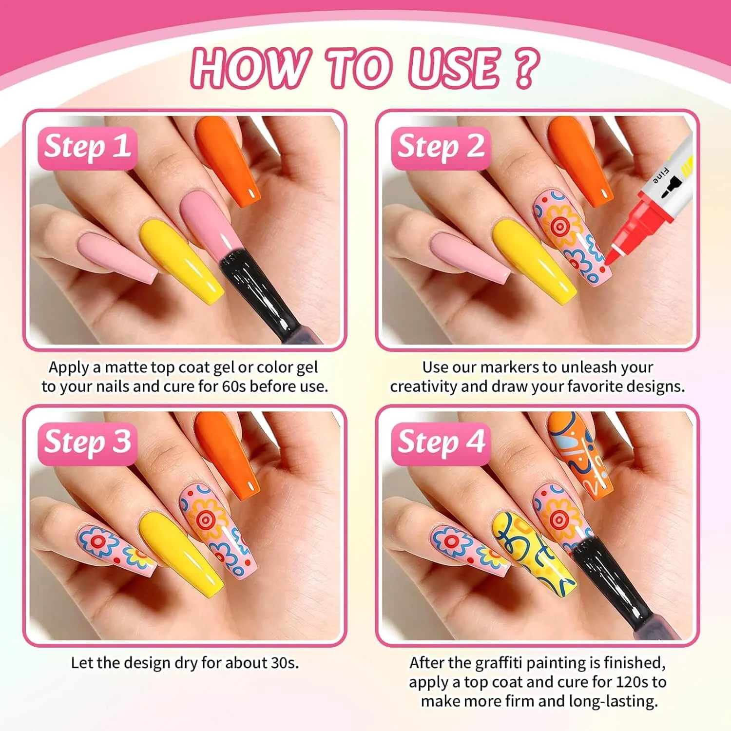 Nail Arts Pen Set - Image 5