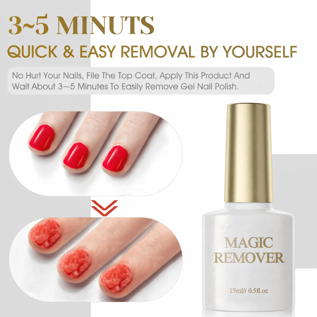 Nail Gel Remover - 2Pcs - Image 2