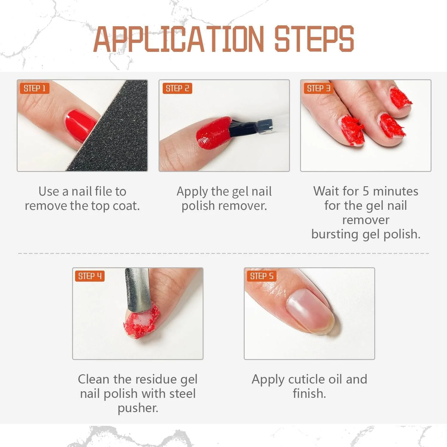 Nail Gel Remover - 2Pcs - Image 5