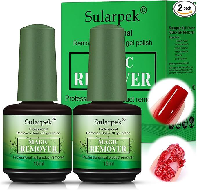 Nail Gel Remover - 2Pcs