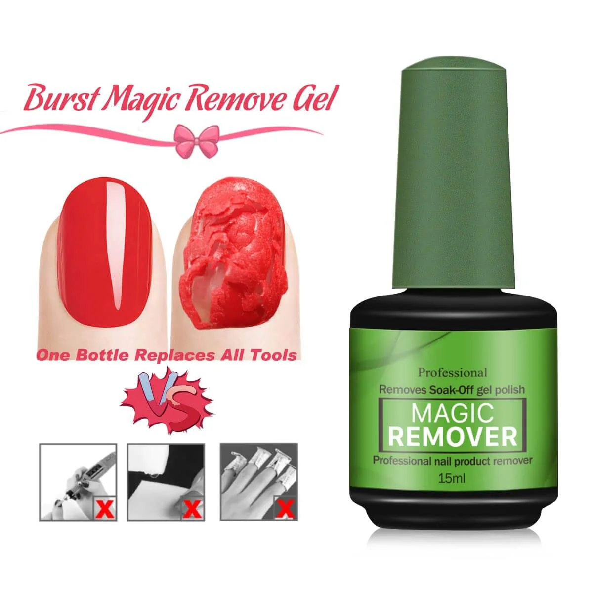 Nail Gel Remover - 2Pcs - Image 5