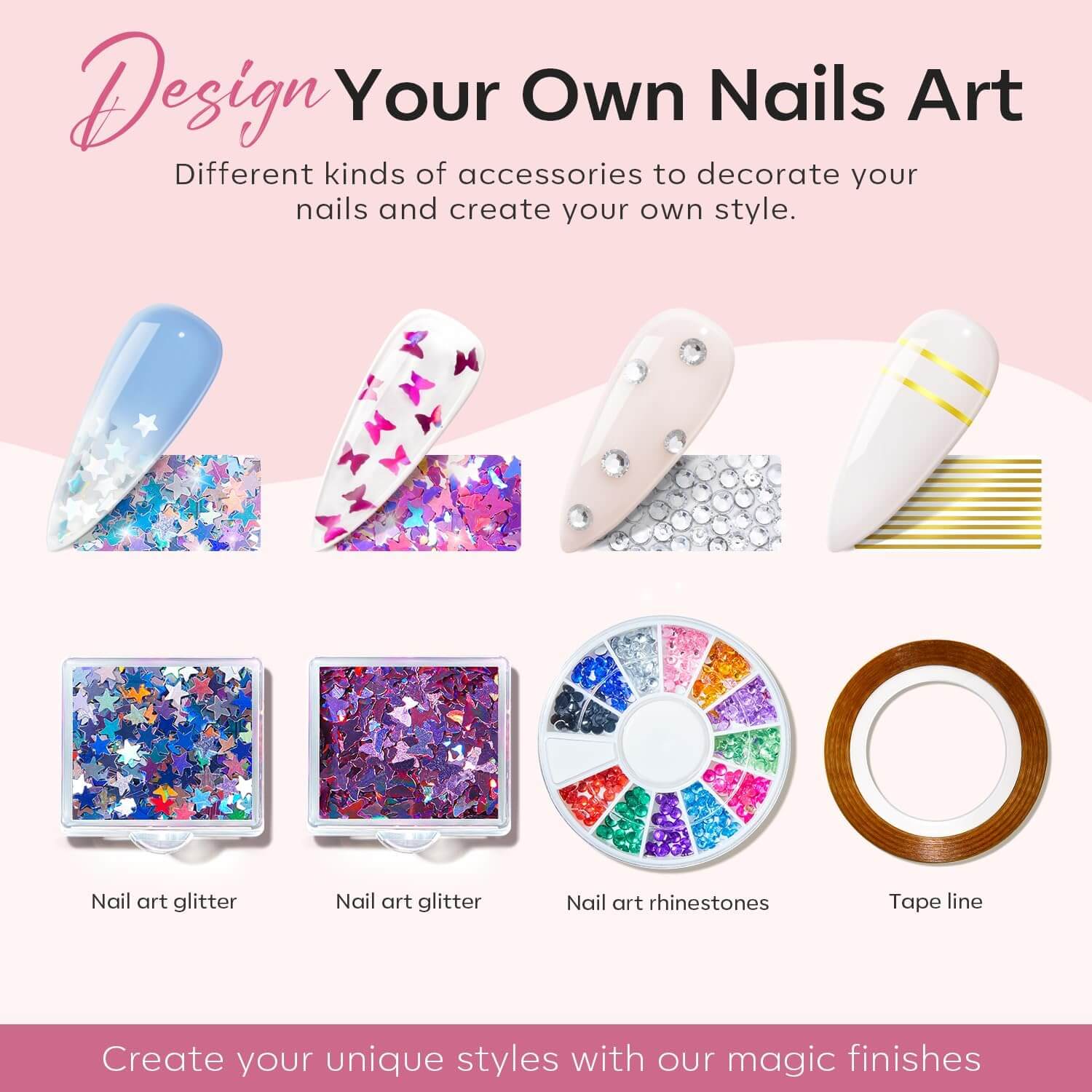 Poly Gel Nail Extension Kit - 32 Colors - Image 7