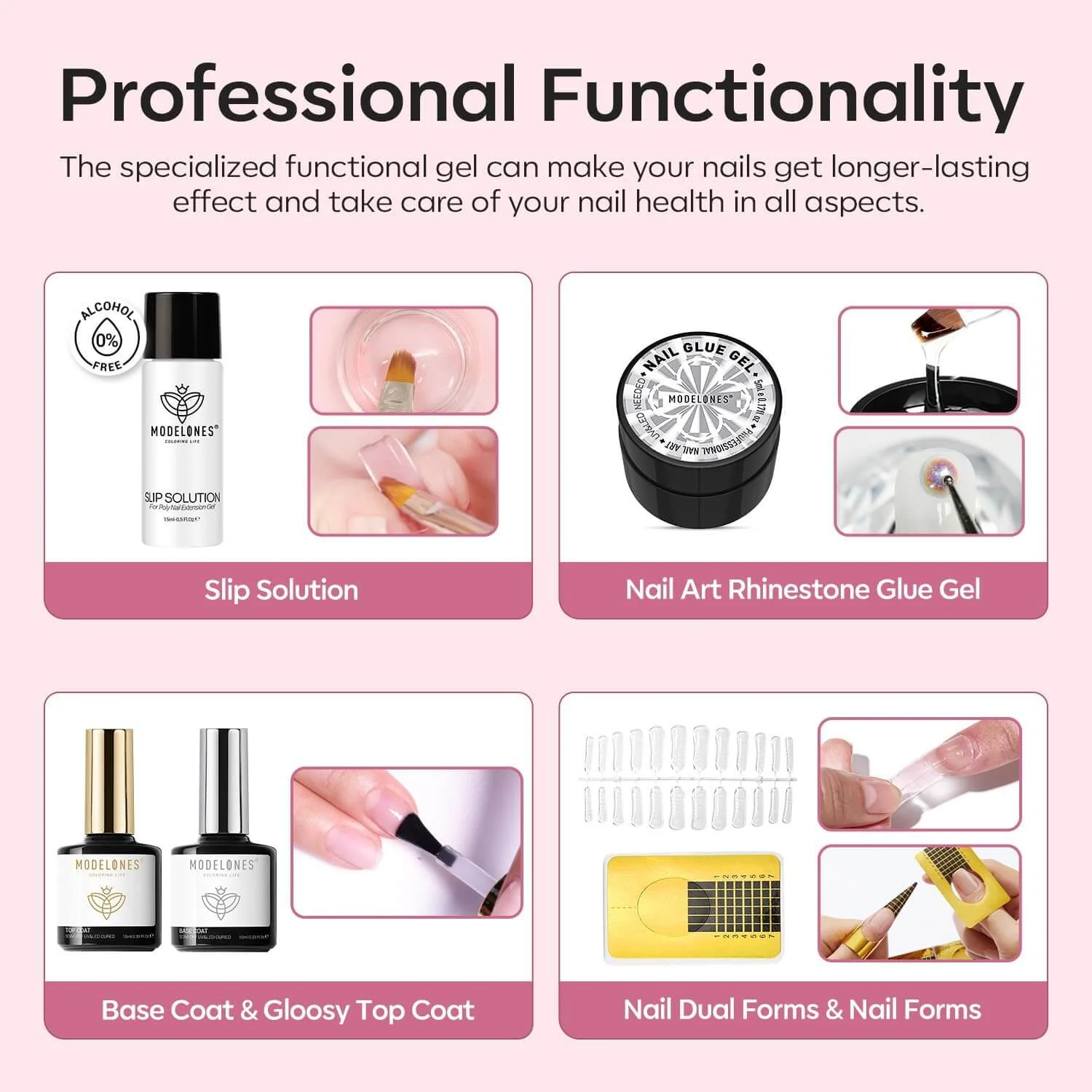 Poly Gel Nail Extension Kit - 32 Colors - Image 8