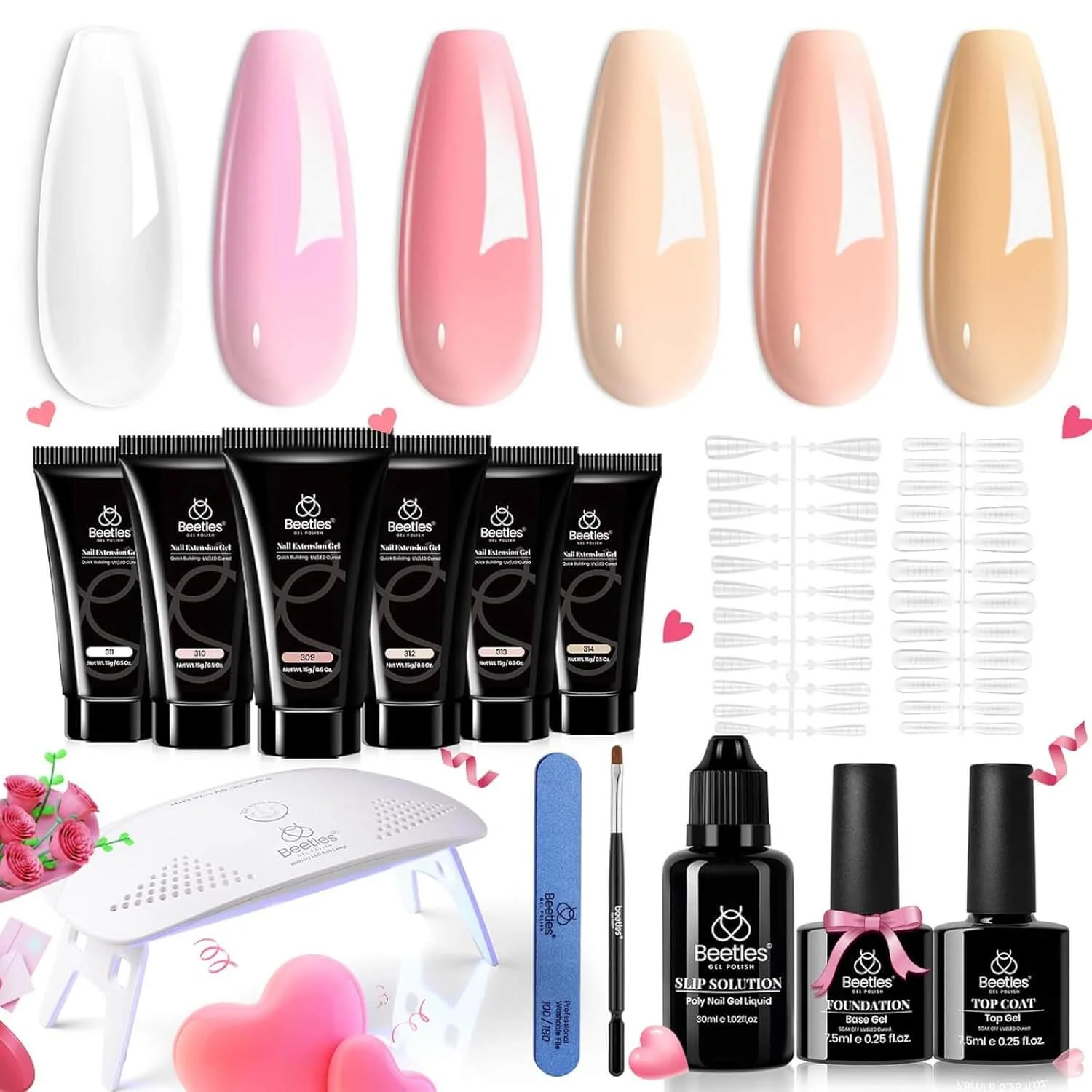 Poly Gel Nail Extension Kit – 6 Colors - Image 13