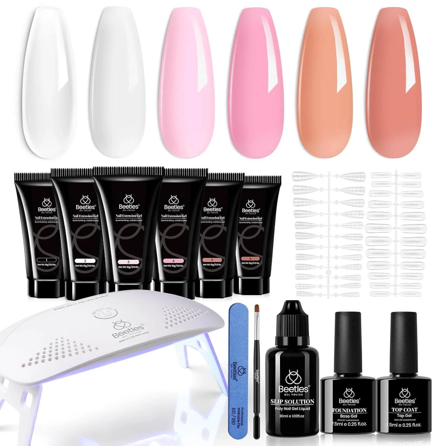 Poly Gel Nail Extension Kit – 6 Colors - Image 14