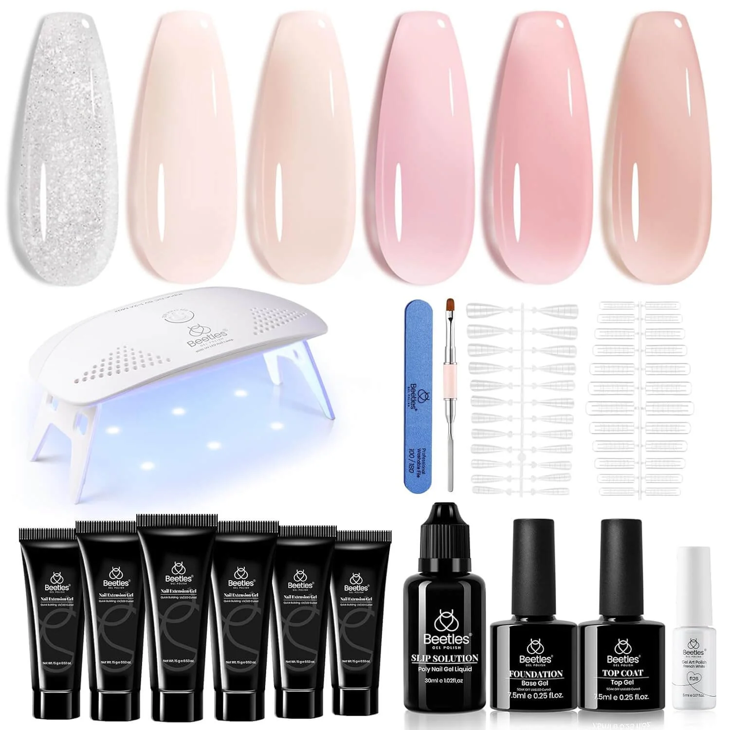 Poly Gel Nail Extension Kit – 6 Colors - Image 15