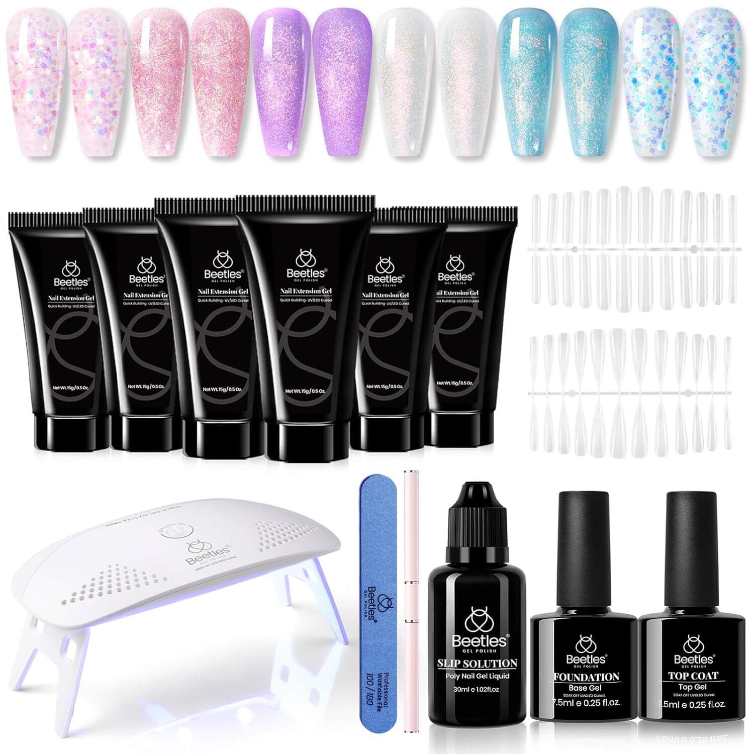 Poly Gel Nail Extension Kit – 6 Colors - Image 16