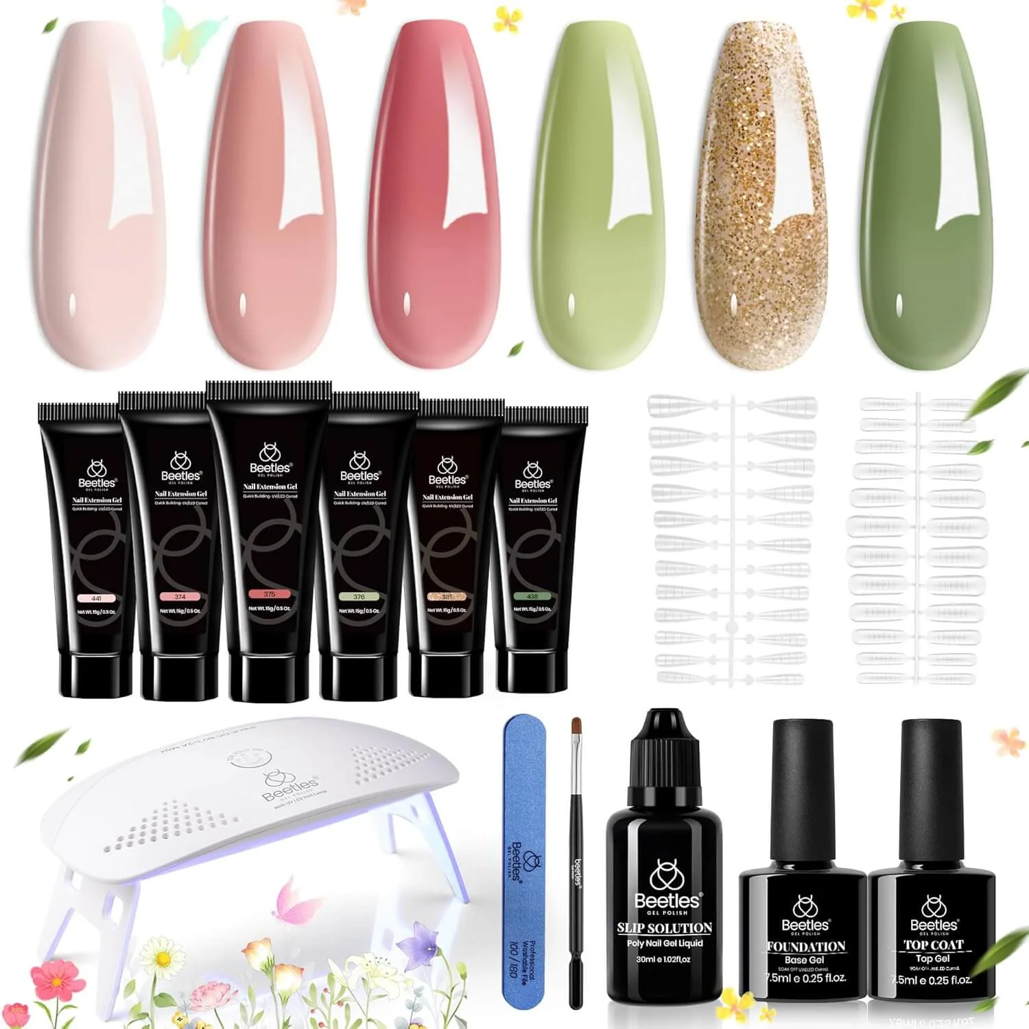 Poly Gel Nail Extension Kit – 6 Colors - Image 17