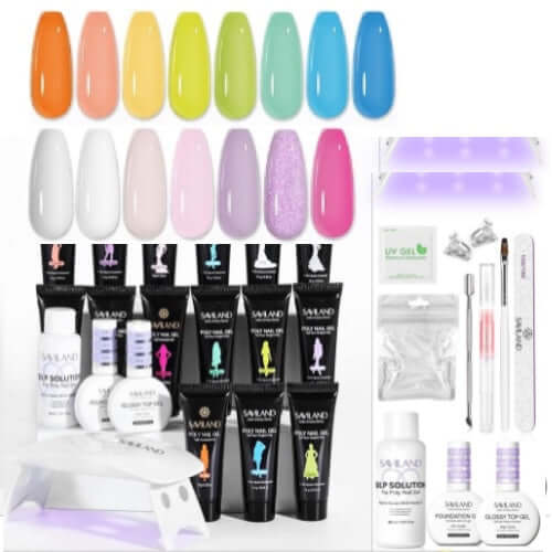Poly Gel Nail Extension Kit  - 15 Colors - Image 3