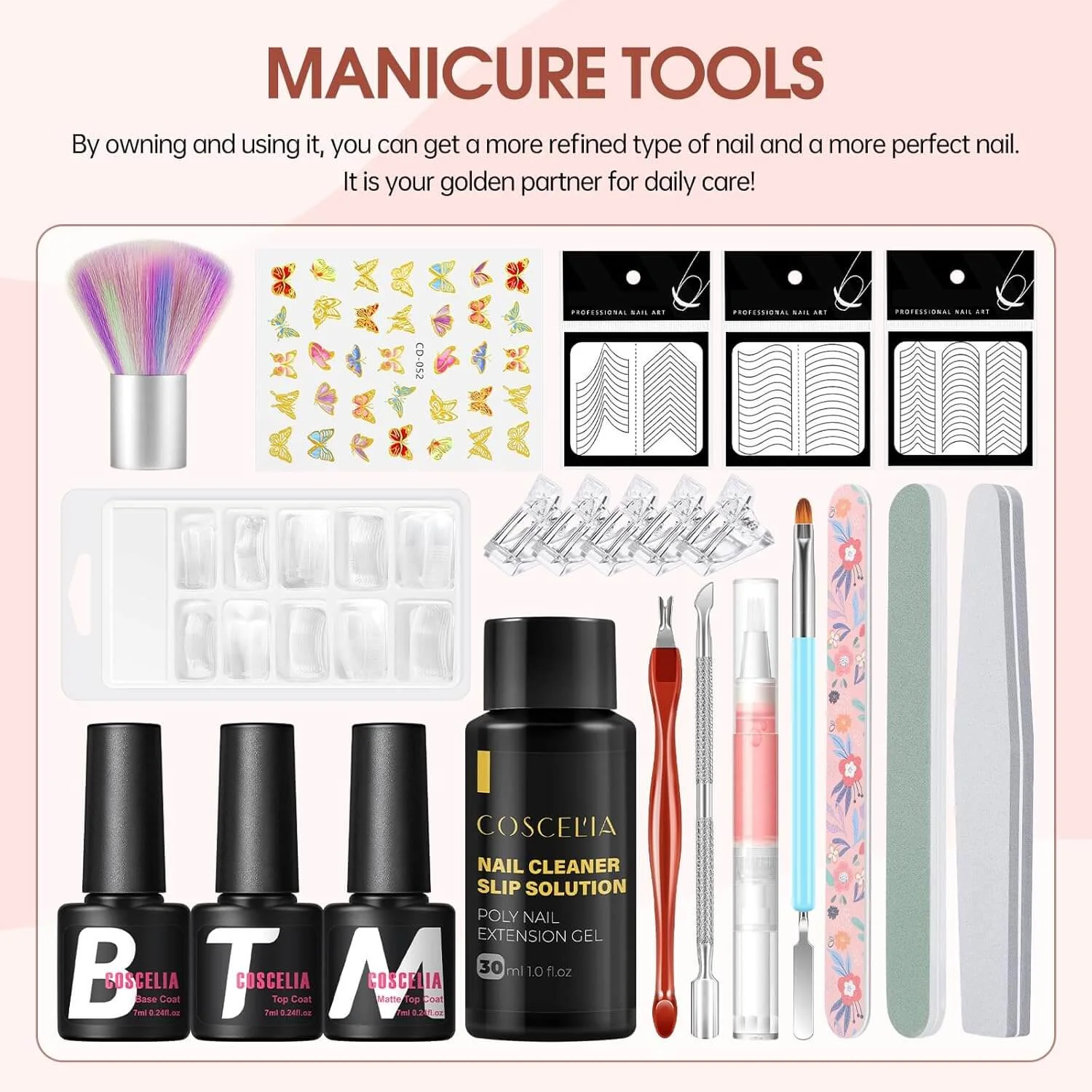 Poly Gel Nail Extension Kit  - 15 Colors - Image 5