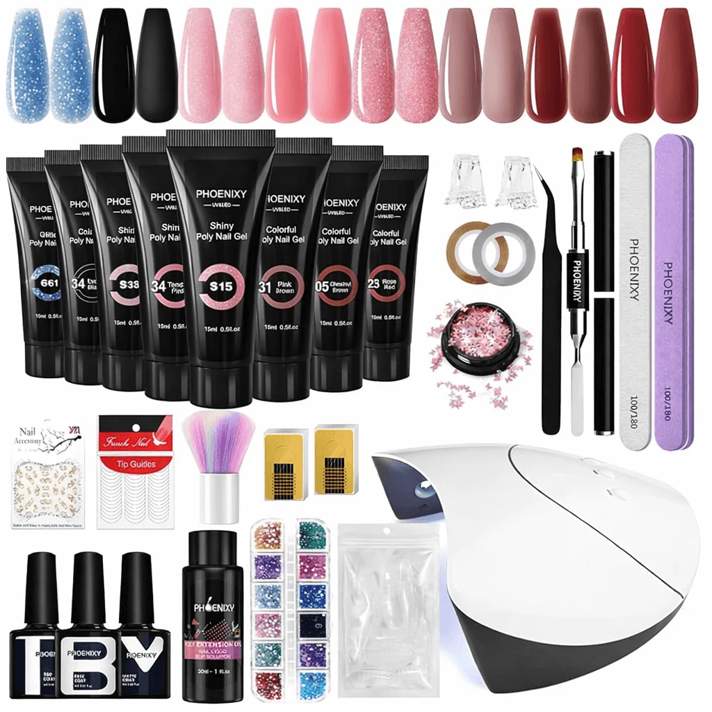 Poly Gel Nail Kit - 8 Colors - UK Store - Image 2