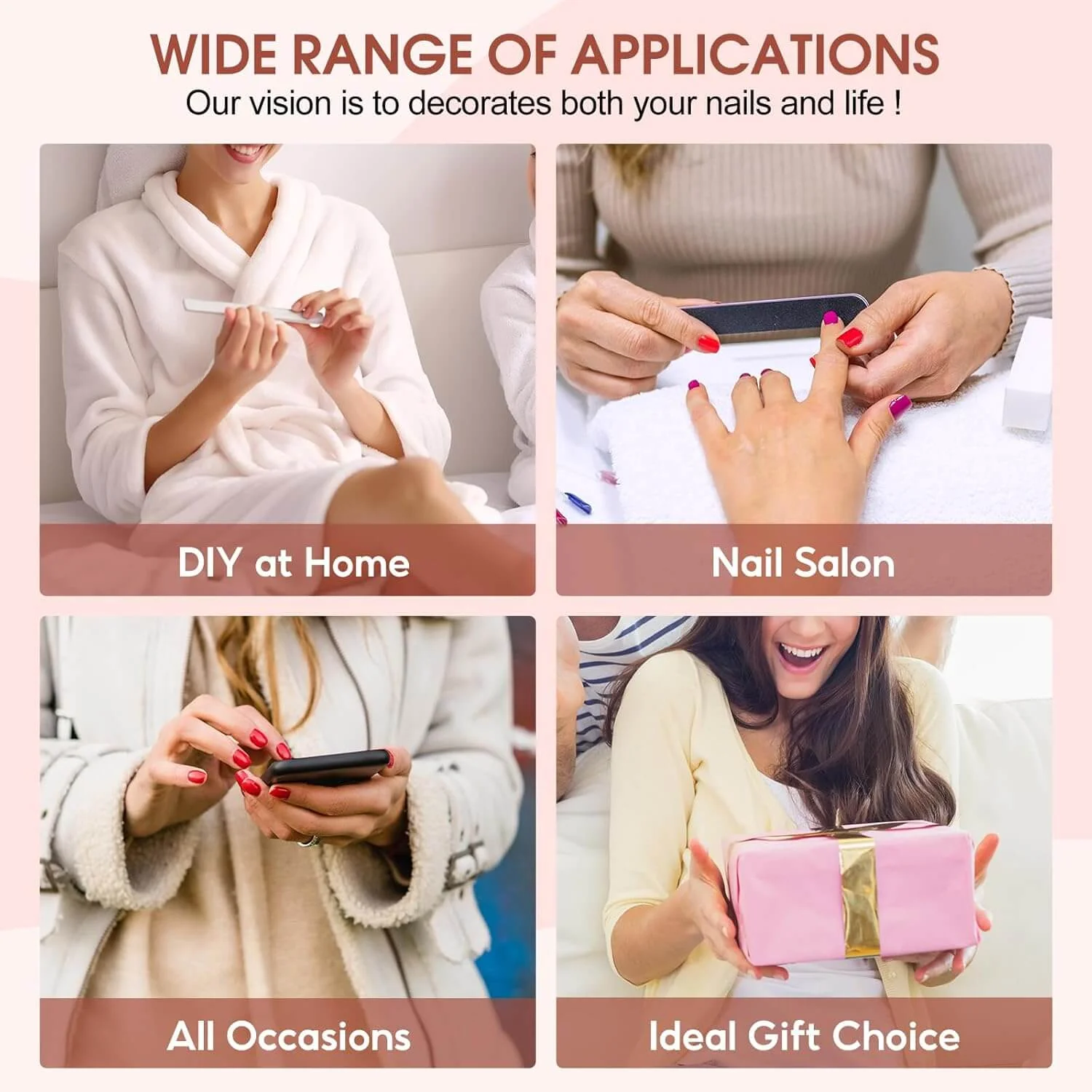 Poly Nail Gel Kit - 8 Colors - Image 13