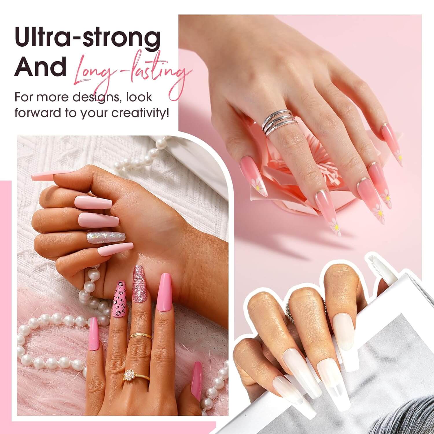 Poly Nail Gel Kit - 8 Colors - Image 5