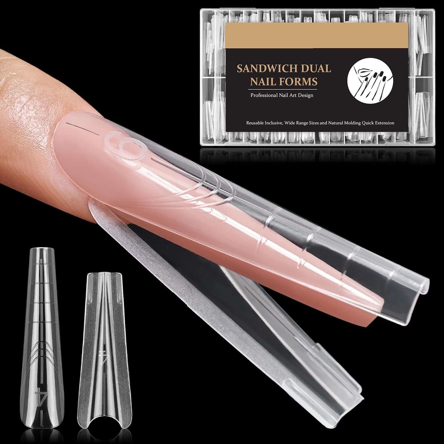 Sandwich Nails Dual Forms - 250 Pcs - Image 11