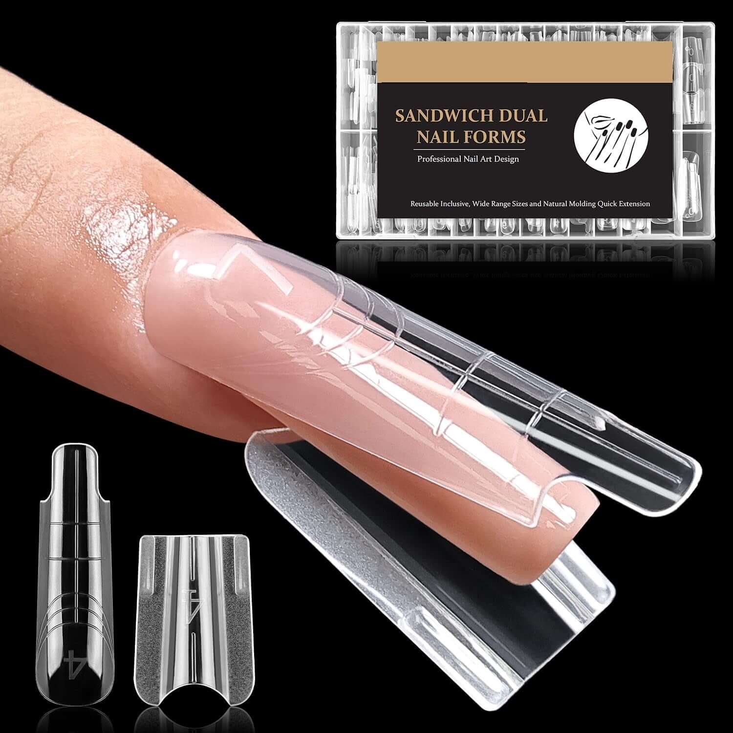 Sandwich Nails Dual Forms - 250 Pcs - Image 12