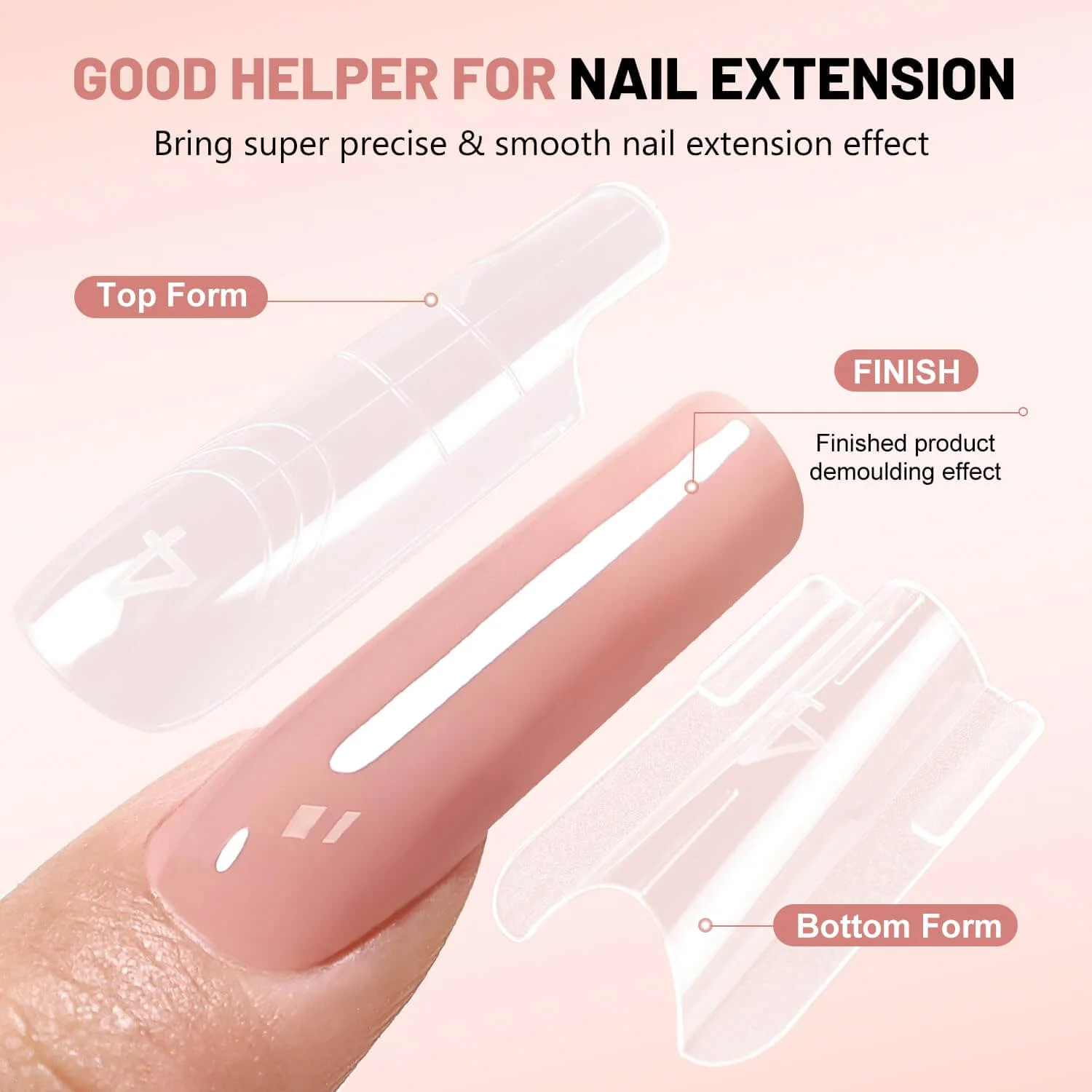 Sandwich Nails Dual Forms - 250 Pcs - Image 3