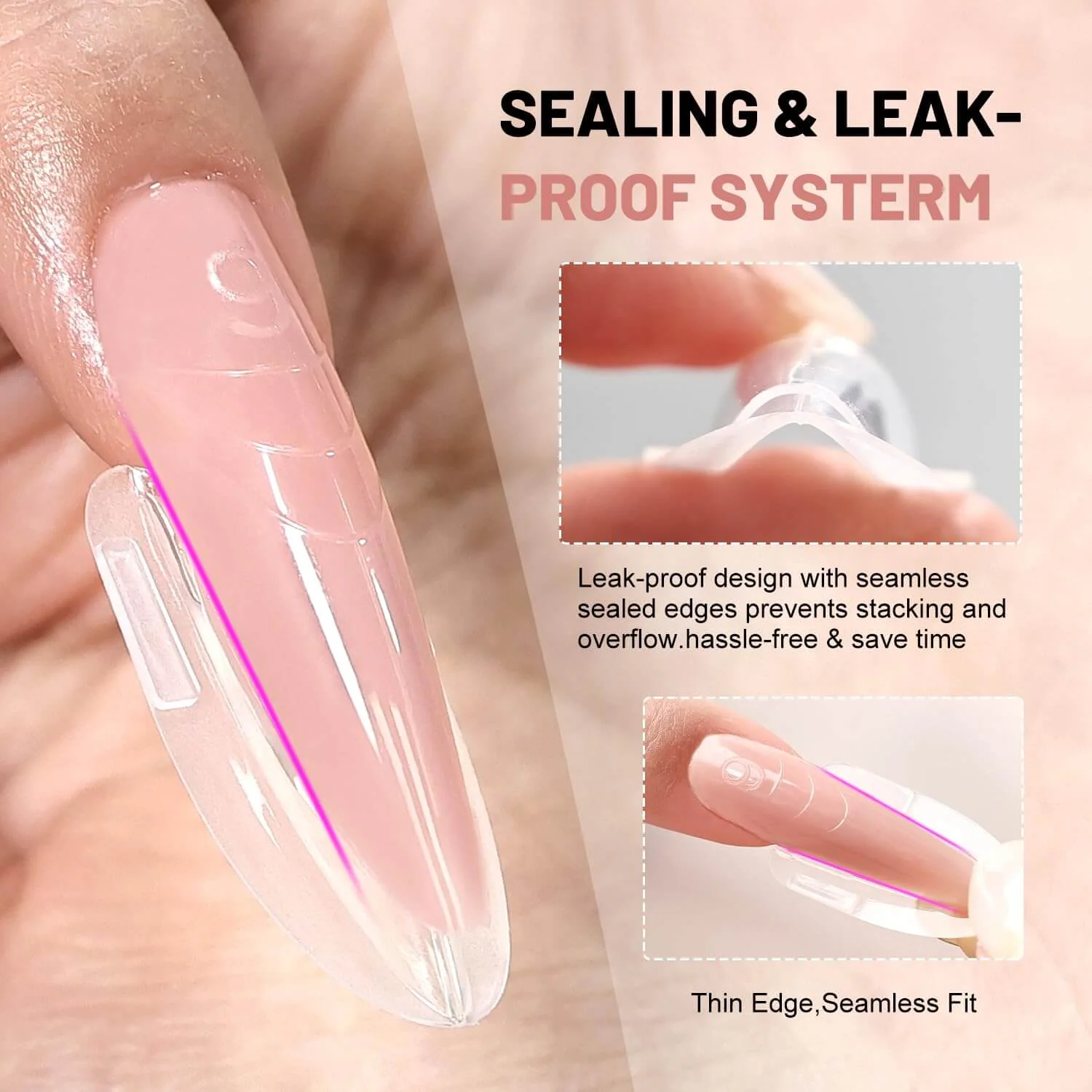 Sandwich Nails Dual Forms - 250 Pcs - Image 4