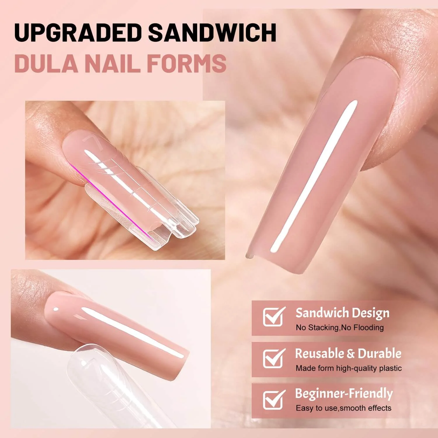 Sandwich Nails Dual Forms - 250 Pcs - Image 5